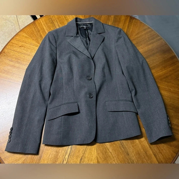 Hugo Boss Wool Blend Blazer Suit Jacket 2 Button Office Career Luxe Size 8 - Picture 8 of 11